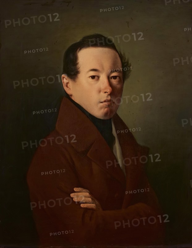 Self-portrait (?), 1854. Creator: Michael Neder.