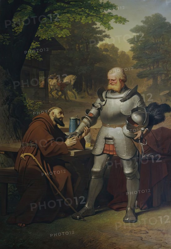 Scene from Goethe's "Götz von Berlichingen", 1864. Creator: Philipp Foltz.