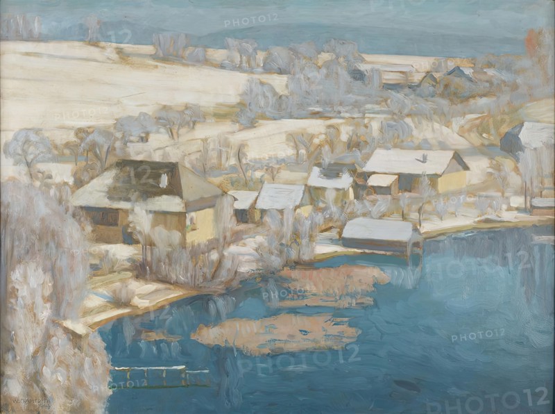 Unterbuchberg in winter II, 1946. Creator: Walther Gamerith.