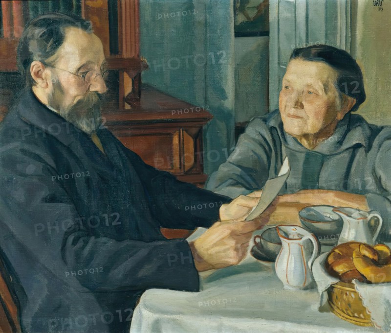 Artist's parents, 1913. Creator: Wojciech Weiss.