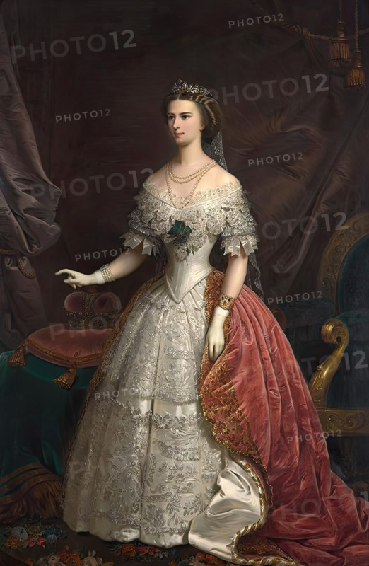 Empress Elizabeth, 1869. Creator: Franz Russ the Younger.