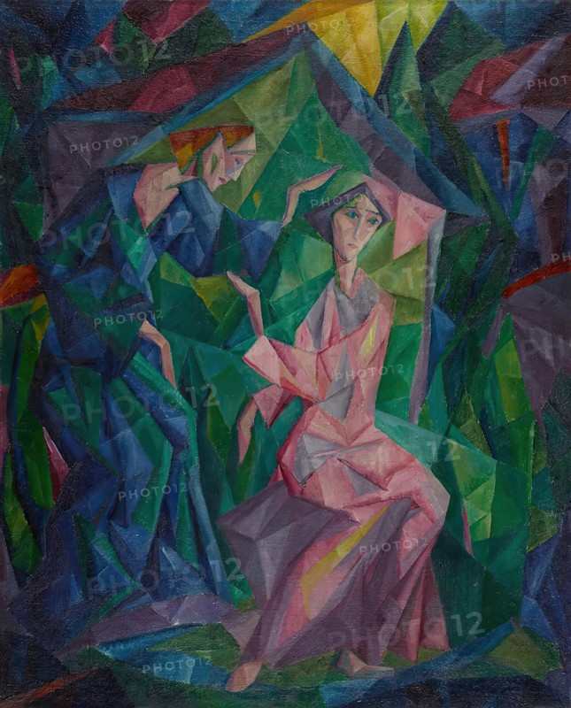 Annunciation of Mary, 1922. Creator: Maximilian Reinitz.