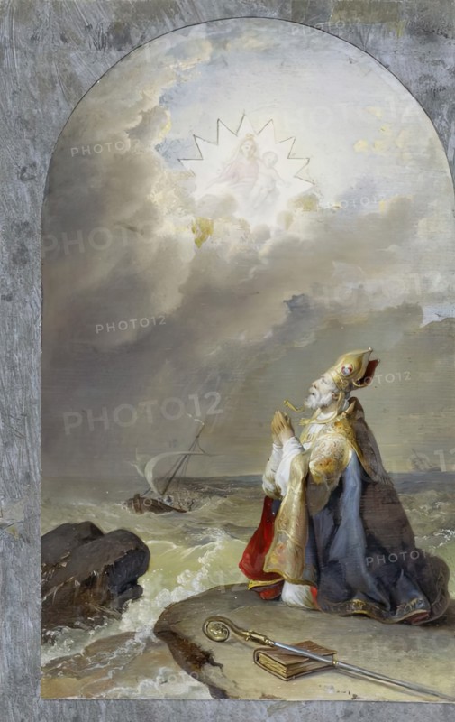 Saint Spyridon, 1830/1840. Creator: Johann Peter Krafft.