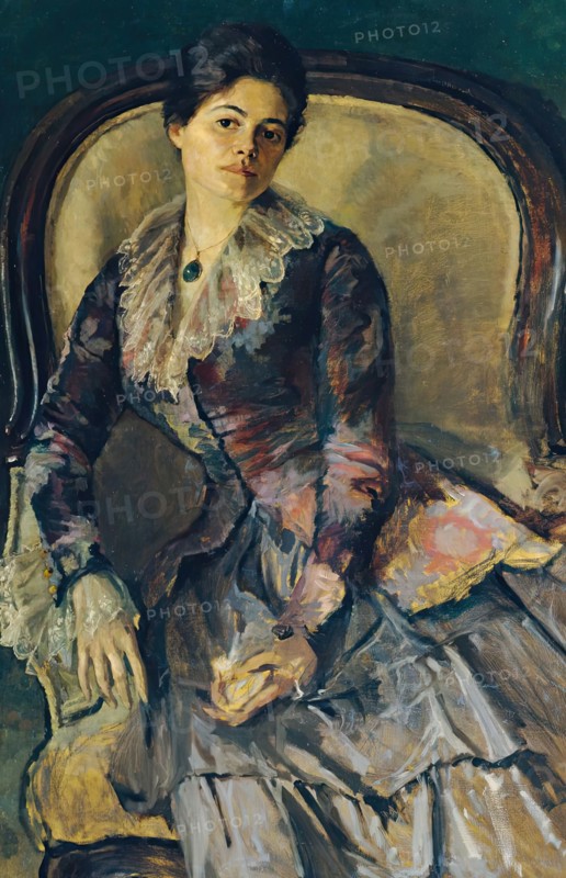 The artist's wife, 1914. Creator: Viktor Tischler.