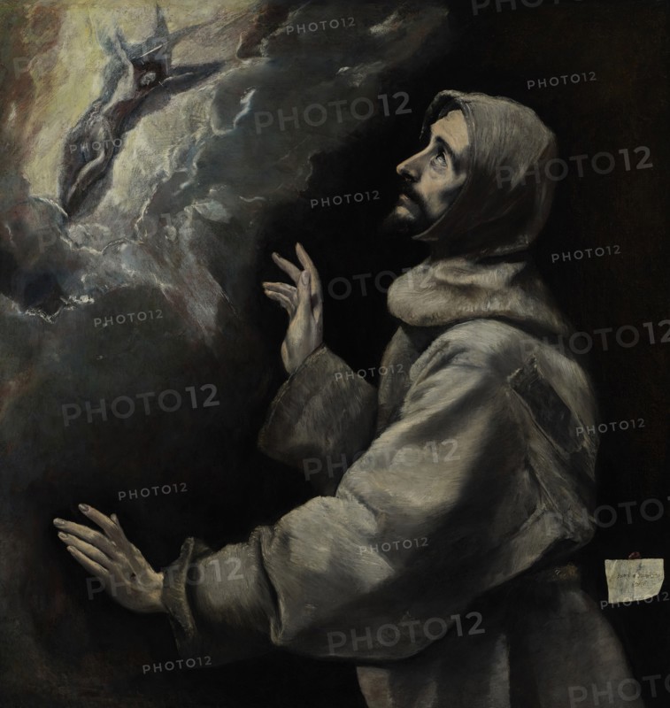 Saint Francis Receiving the Stigmata, 1585-1590. Creator: El Greco.