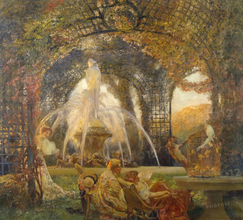 The Arbor, c1906. Creator: Gaston la Touche.