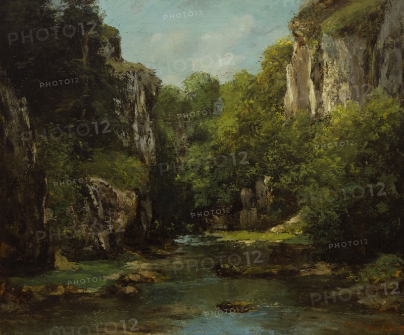 The Stream of the Black Well, 1872-1877. Creator: Gustave Courbet.