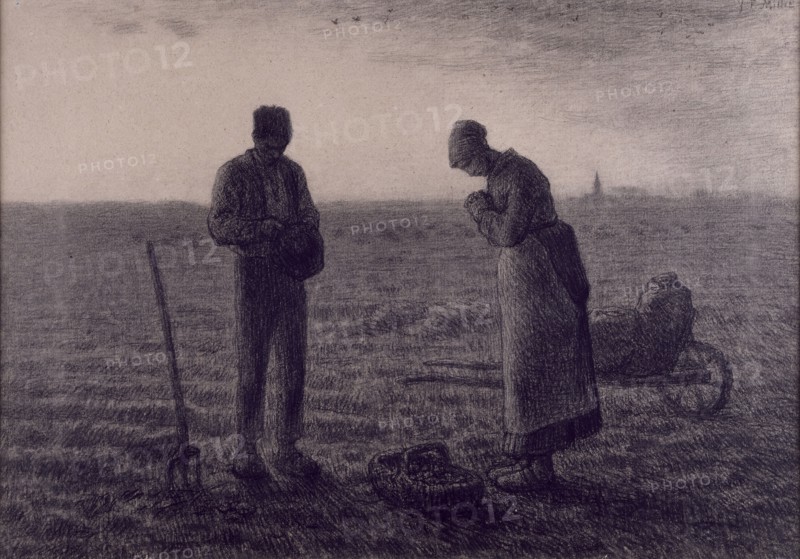 The Angelus, c1860. Creator: Jean Francois Millet.