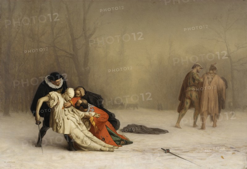 The Duel After the Masquerade, 1857-1859. Creator: Jean-Leon Gerome.