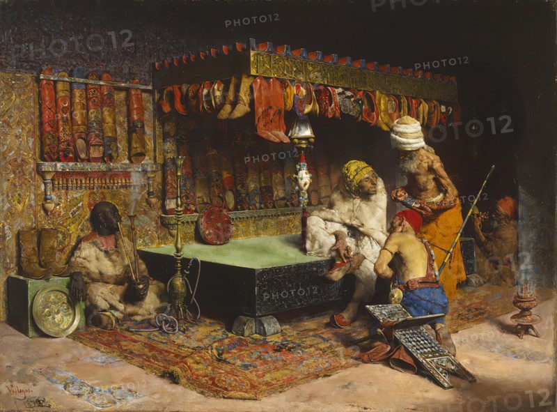 The Slipper Merchant, 1872. Creator: José Villegas Cordero.