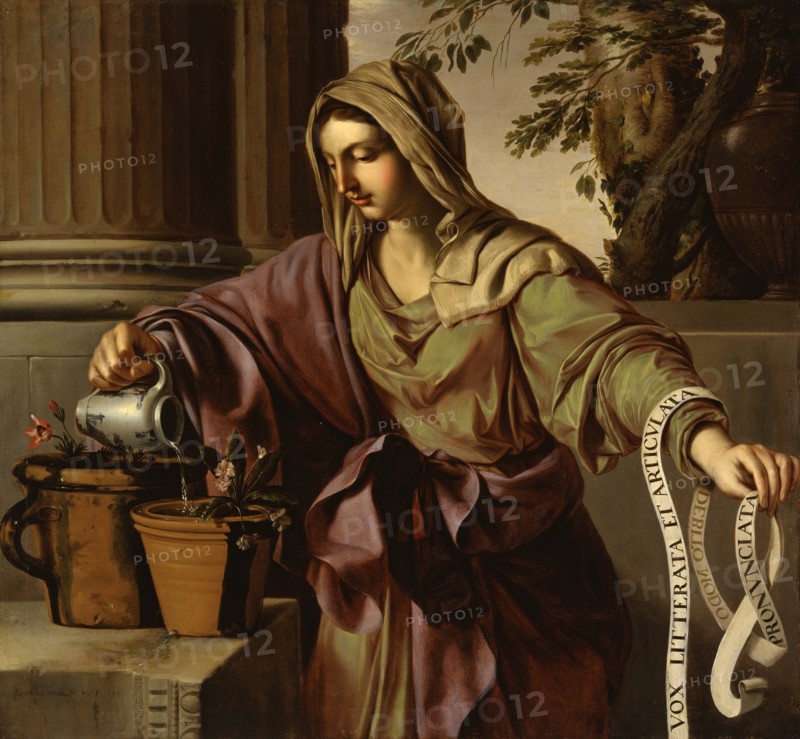 Allegory of Grammar, 1650. Creator: Laurent de la Hyre.