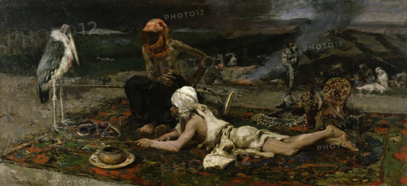 Hindu Snake Charmers, 1869. Creator: Mariano Jose Maria Bernardo Fortuny y Carbo.