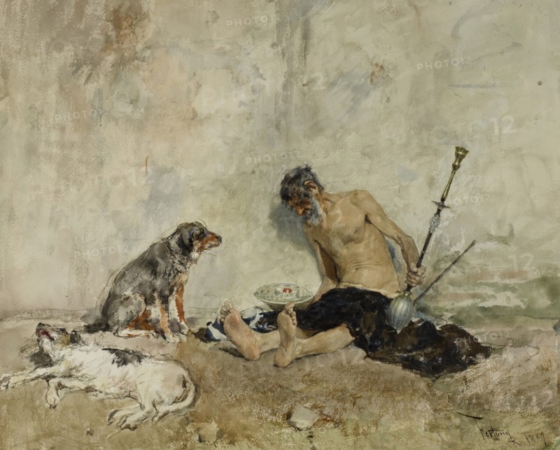 Faithful Friends, 1869. Creator: Mariano Jose Maria Bernardo Fortuny y Carbo.