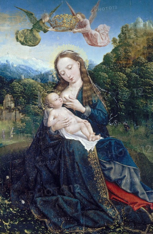 Rest on the Flight into Egypt, 1515-1525. Creator: Master of the Mansi Magdalen.