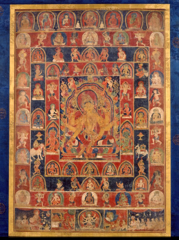Mandala of Vasudhara, early 15th century. Creator: Unknown.