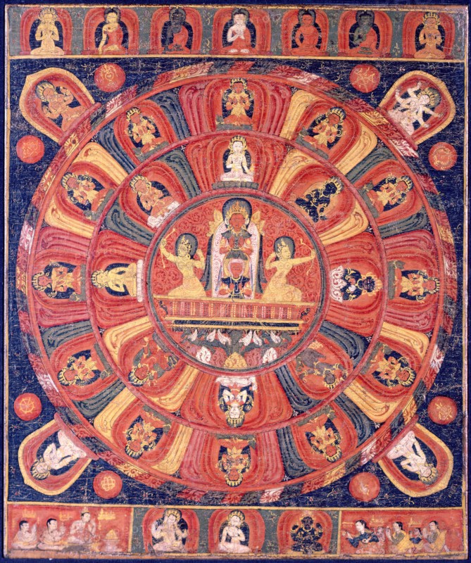 Mandala of Surya, the Sun God, 16th century. Creator: Unknown.