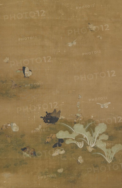Cabbages and Butterflies, 15th-16th century. Creator: Nianyi.