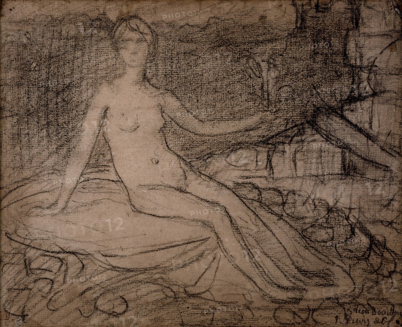 Study for "Hope", c1872. Creator: Pierre Puvis de Chavannes.
