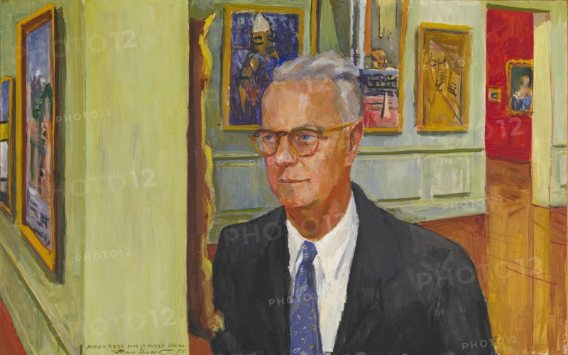 Portrait of Marvin C. Ross, 1955. Creator: Pierre Sicard.
