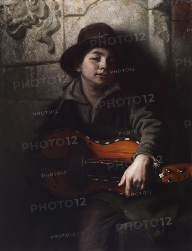 The Italian Boy with Hurdy-Gurdy, c1853. Creator: Richard Caton Woodville.