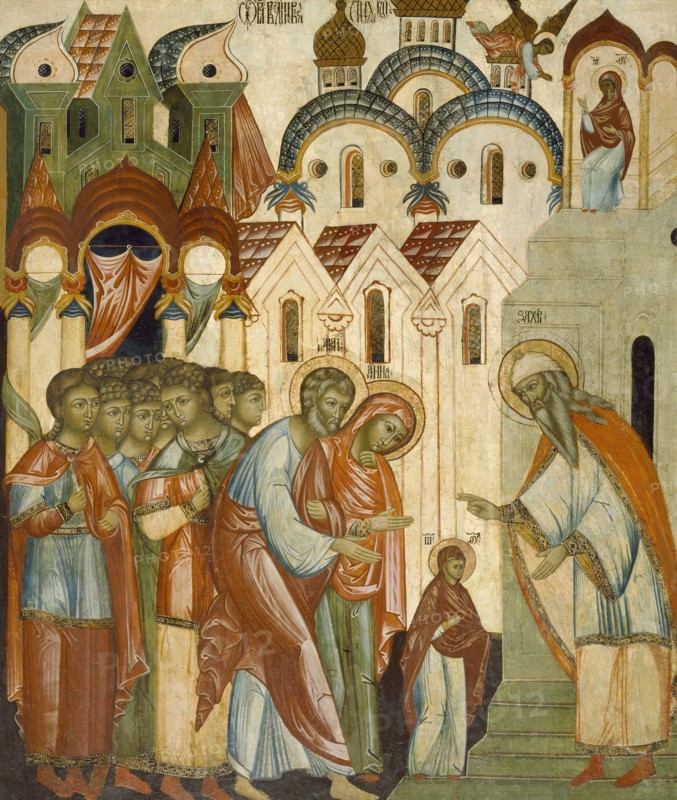Presentation of the Virgin in the Temple, 18th century. Creator: Unknown.