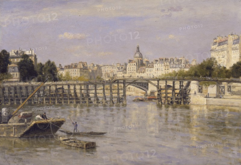 The Estacade Bridge, 1880. Creator: Stanislas Lepine.