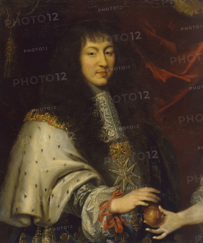 Half-length Portrait of Louis XIV (1638-1715), 17th century. Creator: Pierre Mignard.