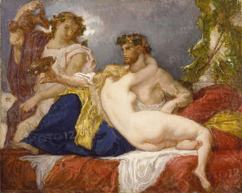 Horace and Lydia, after 1843. Creator: Thomas Couture.