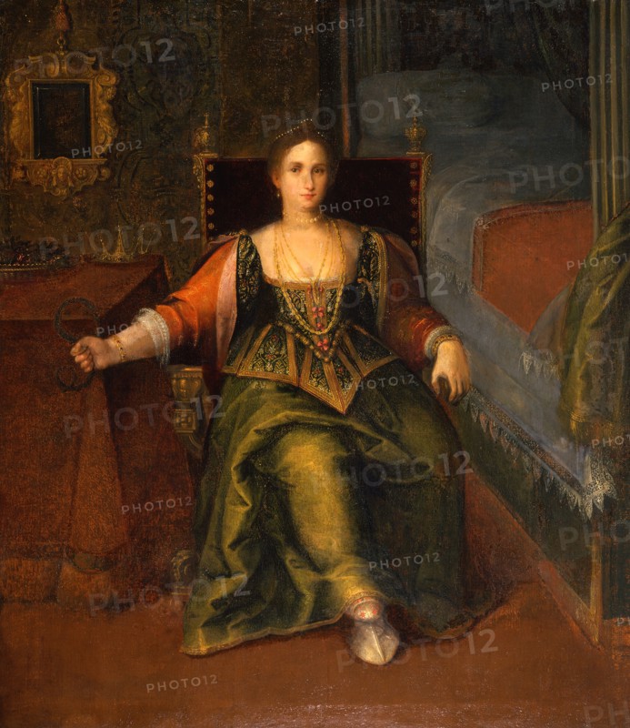 Portrait of a Woman as Cleopatra, 2nd half 16th century. Creator: Unknown.