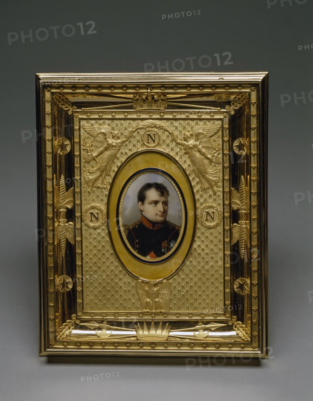 Napoleon I, 1812; Frame: 1808. Creator: Jean-Baptiste Isabey.