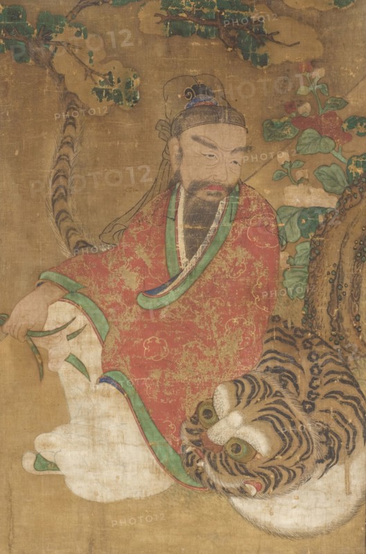 Mountain God (Sansin), 19th century. Creator: Anon.