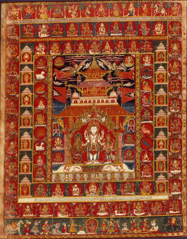 Mandala of Vishnu, 1681. Creator: Anon.