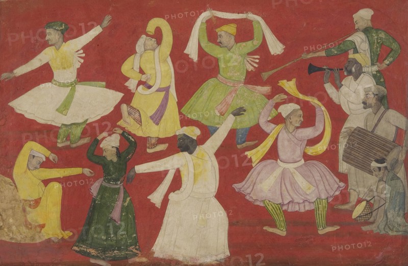 Dancing Villagers, c1730. Creator: Pandit Seu.