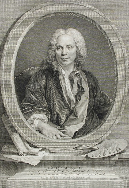 Louis Galloche, 1776. Creator: Johann Gotthard von Müller.