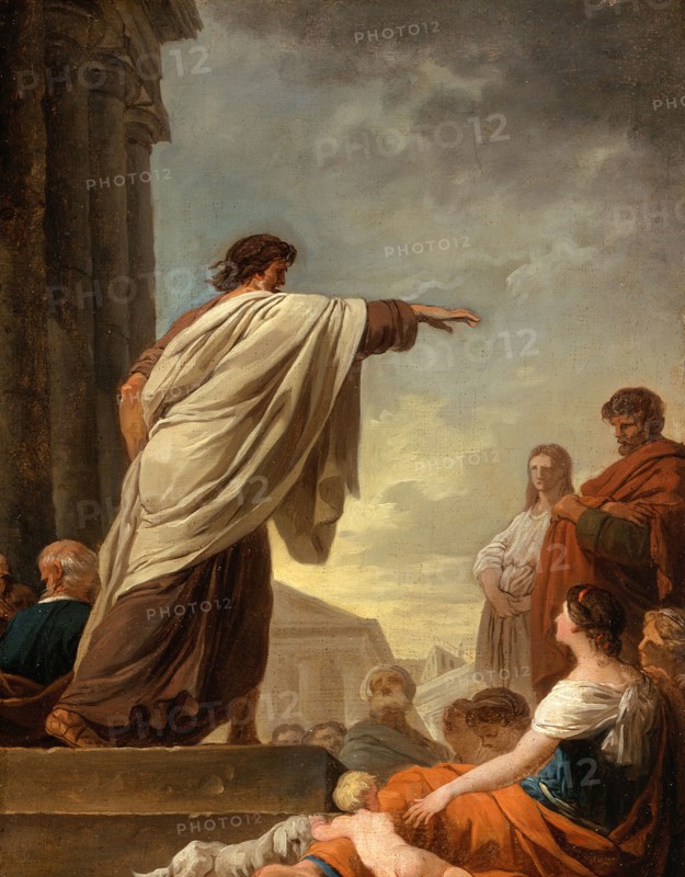 The Predication of Saint Paul, c1779. Creator: Joseph Benoit Suvee.
