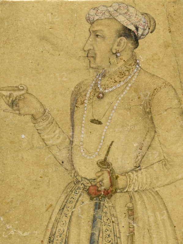 Emperor Jahangir (image 2 of 2), between 1620 and 1625. Creators: Manohar, Abu al-Hasan.