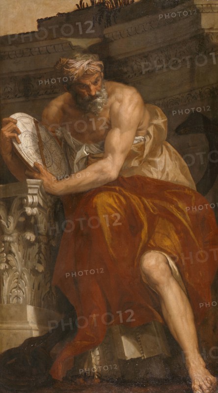 Allegory of Navigation with an Astrolabe: Ptolemy, 1557. Creator: Paolo Veronese.