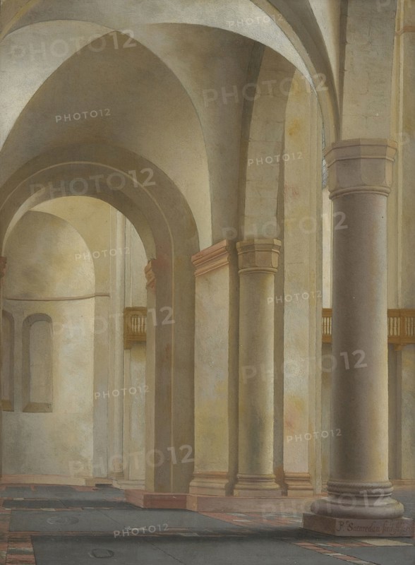 Interior of the Mariakerk, Utrecht, 1651. Creator: Pieter Jansz Saenredam.