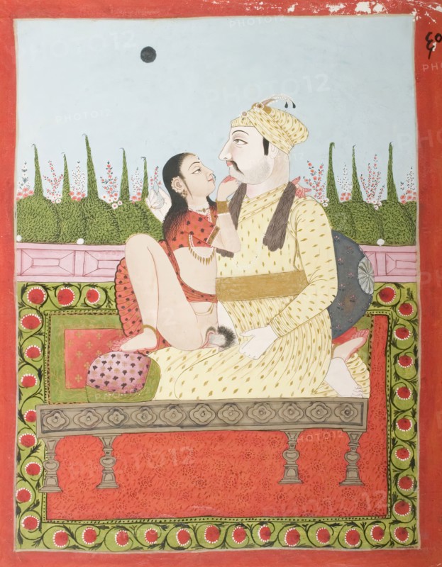 Muhammad Shah (reigned 1719-1748) and a Woman in Union (image 1 of 3), c1830. Creator: Unknown.