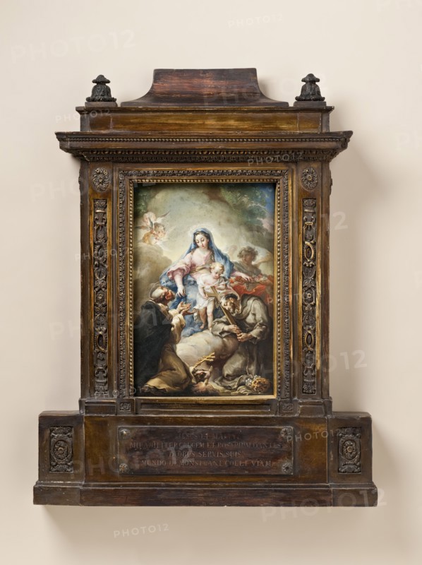 Virgin with St. Francis and St. Dominic, c1790. Creator: Vicente Lopez y Portana.