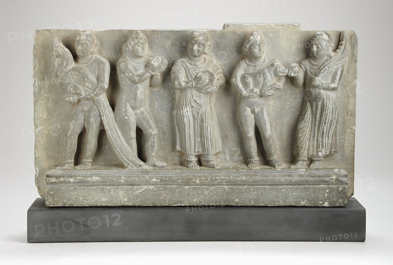 Stair-Riser Relief with Offering Scene, 2nd-3rd century. Creator: Unknown.