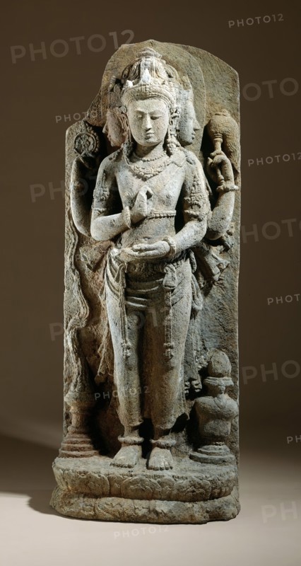 Brahma, the God of Creation, 9th century. Creator: Unknown.