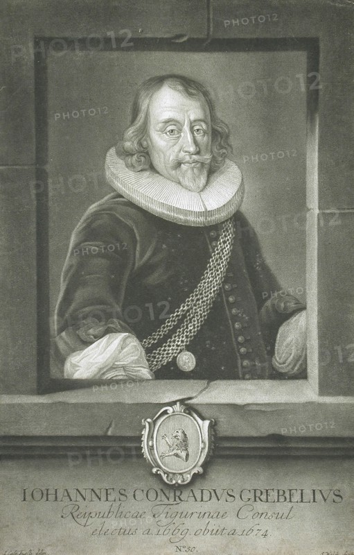 Johannes Conradus Grebelius, c1756. Creator: Sebastian Walch.