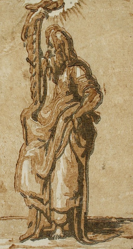 Saint Simon, between circa 1539 and circa 1540s. Creators: Parmigianino, Andrea Andreani.