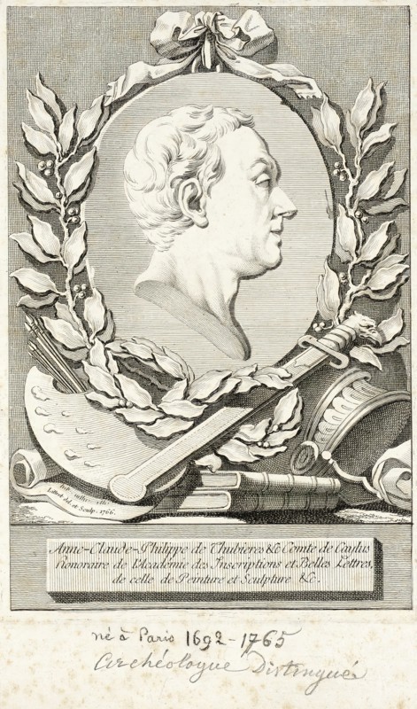 Portrait of Anne-Claude-Philippe de Thubieres, 1766. Creator: Claude Antoine Littret de Montigny.