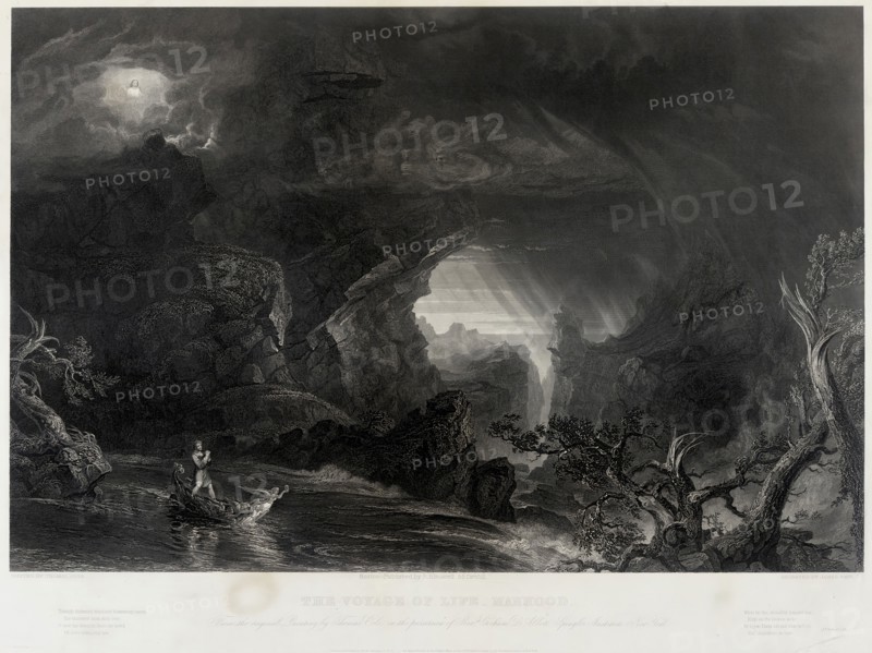 Voyage of Life: Manhood, between 1849 and 1850. Creator: James Smillie.