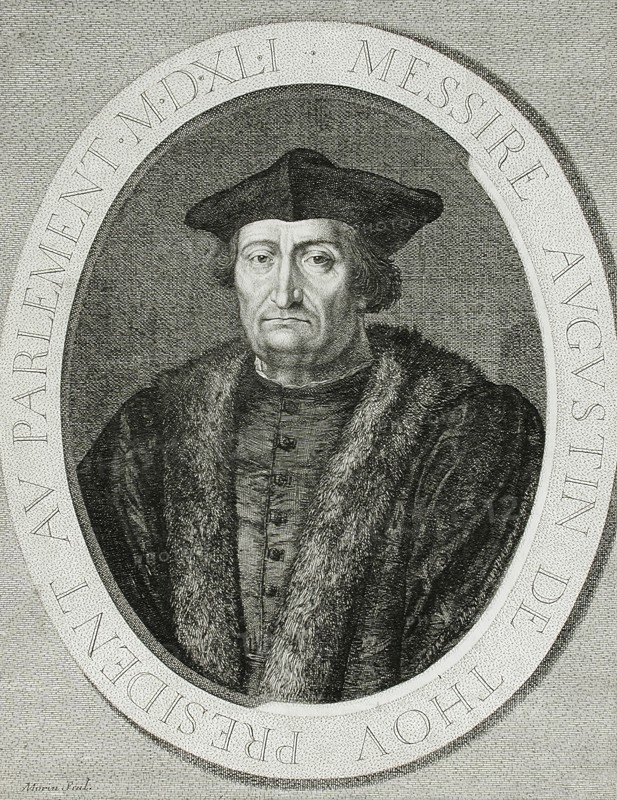 Augustin de Thou, 1641. Creator: Jean Morin.