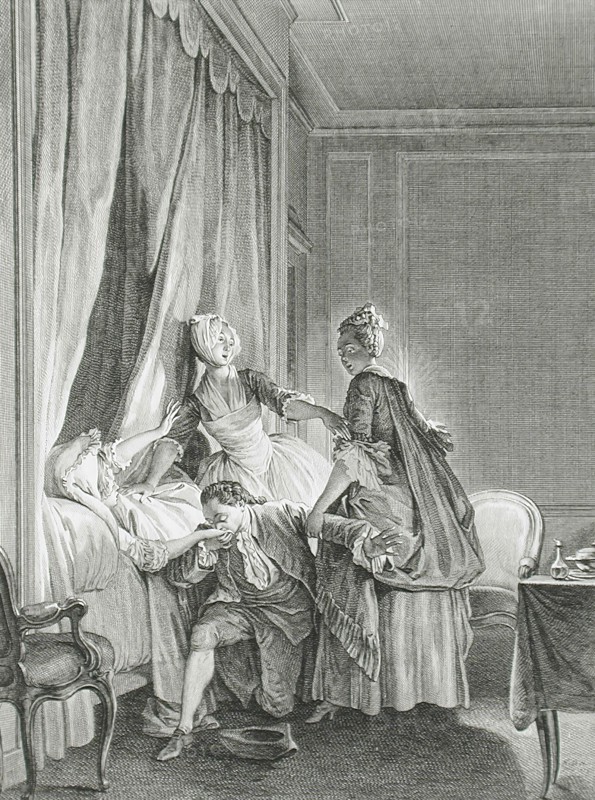 The Innoculation of Love, 1776. Creator: Noel Le Mire.