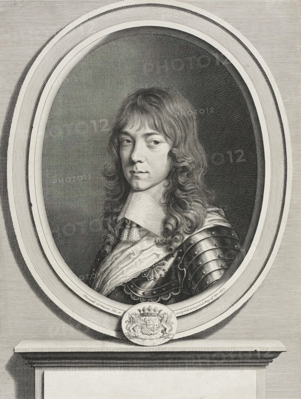Maurice-Godefroi de la Tour d'Auvergne, Duke of Bouillon, 1657. Creator: Robert Nanteuil.