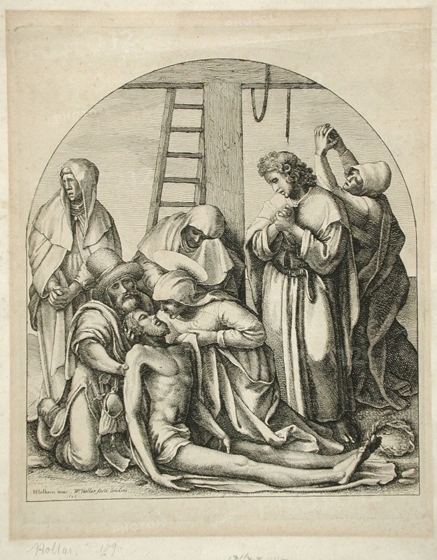 Lamentation, 1640. Creator: Wenceslaus Hollar.